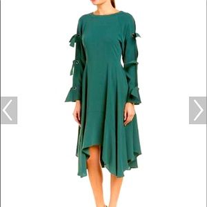 BCBGMAXAZARIA Cicely Cold-Shoulder Dress $348 (NWT)